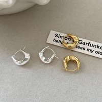 Retro Stainless Steel Twisted Spiral Statement Earrings 5
